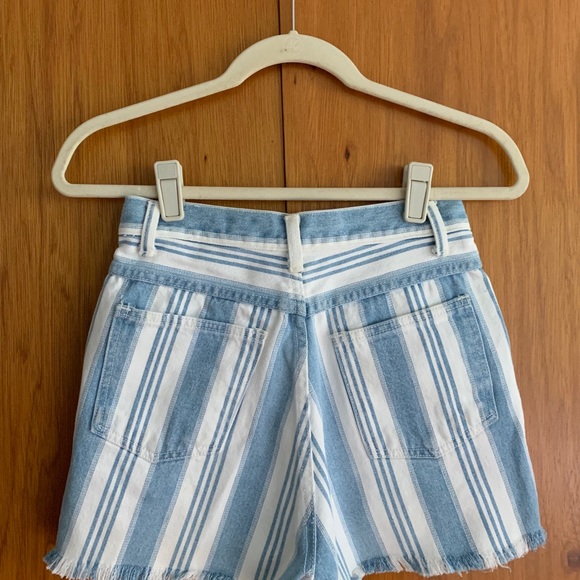 Vintage 80s striped shorts - Picture 2 of 4